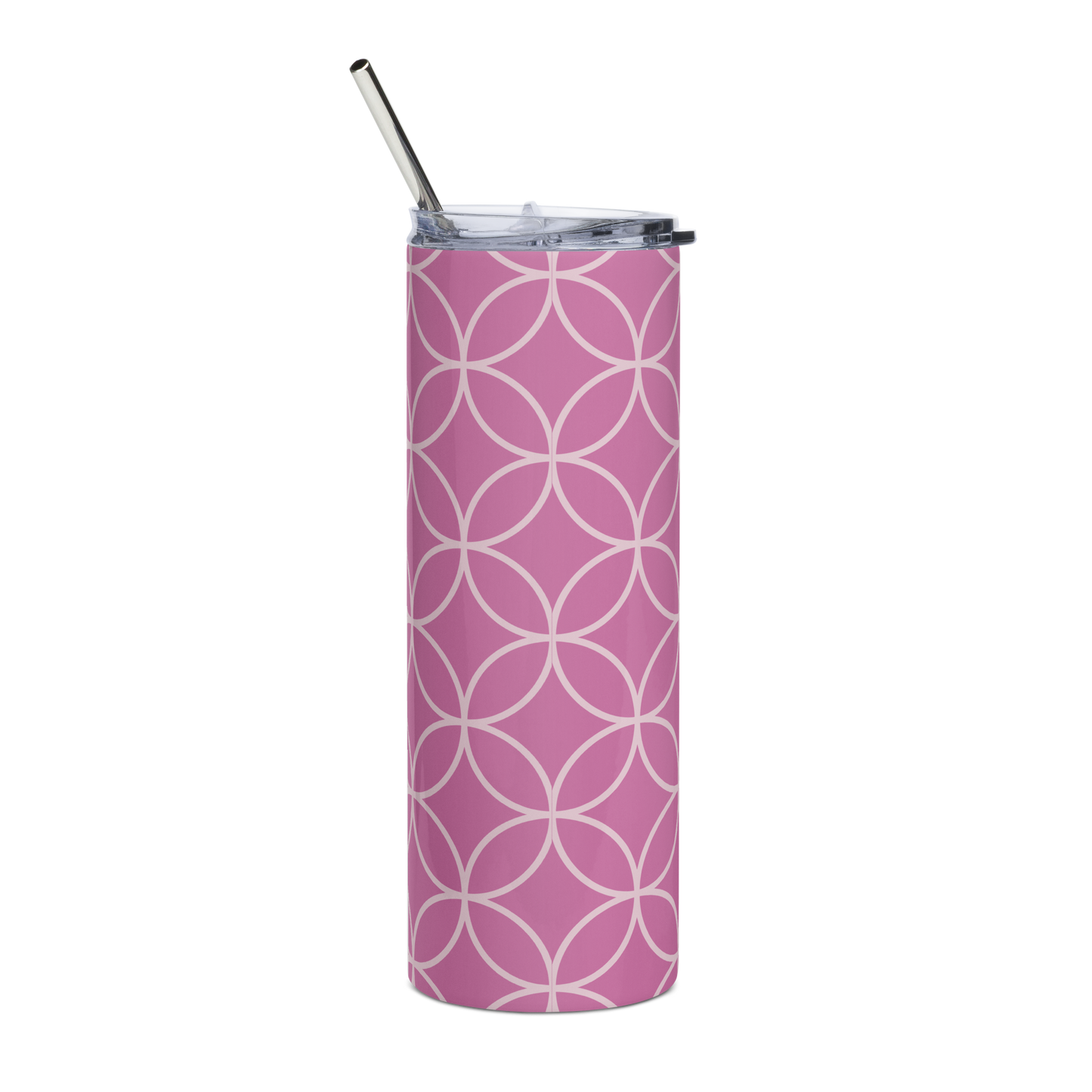 Purple Pattern Stainless Steel Tumbler 20 oz