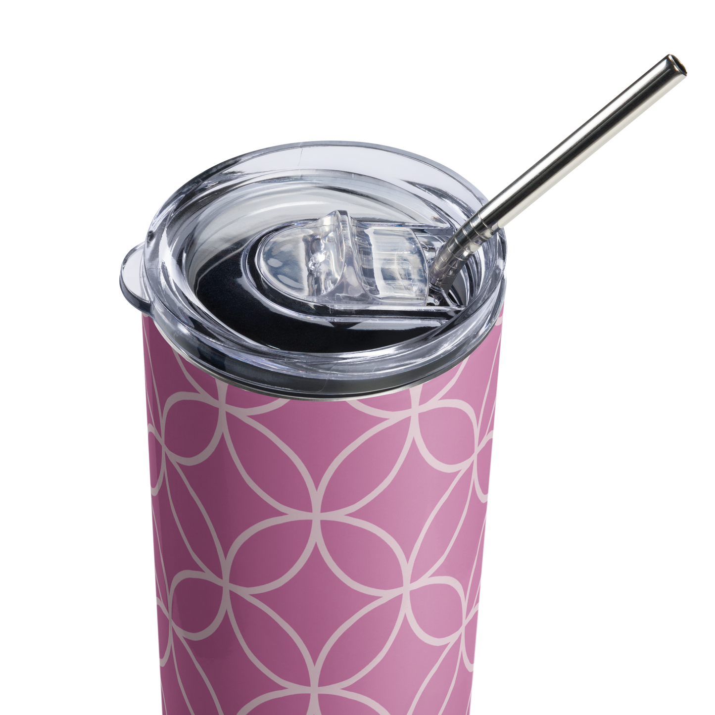 Purple Pattern Stainless Steel Tumbler 20 oz