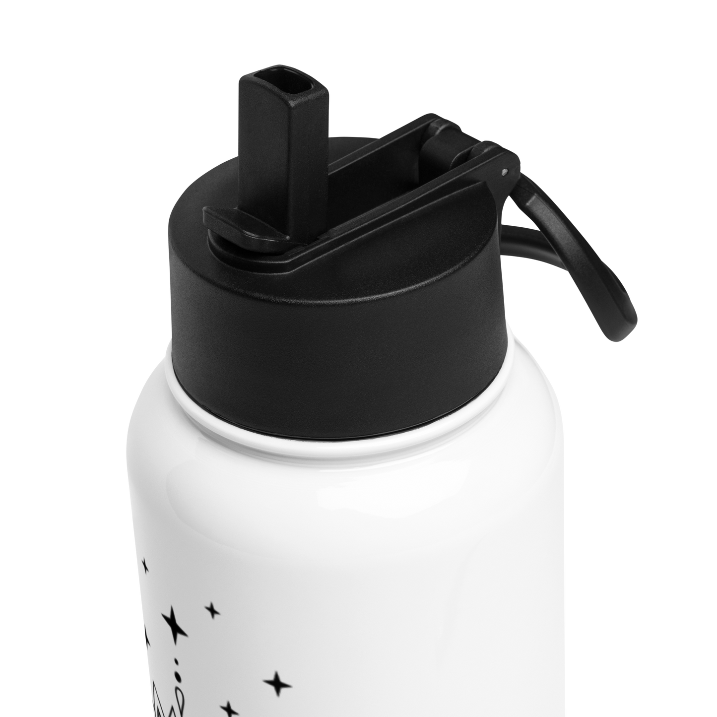 Moon Catcher Stainless Steel Water Bottle w/ Straw 32 oz