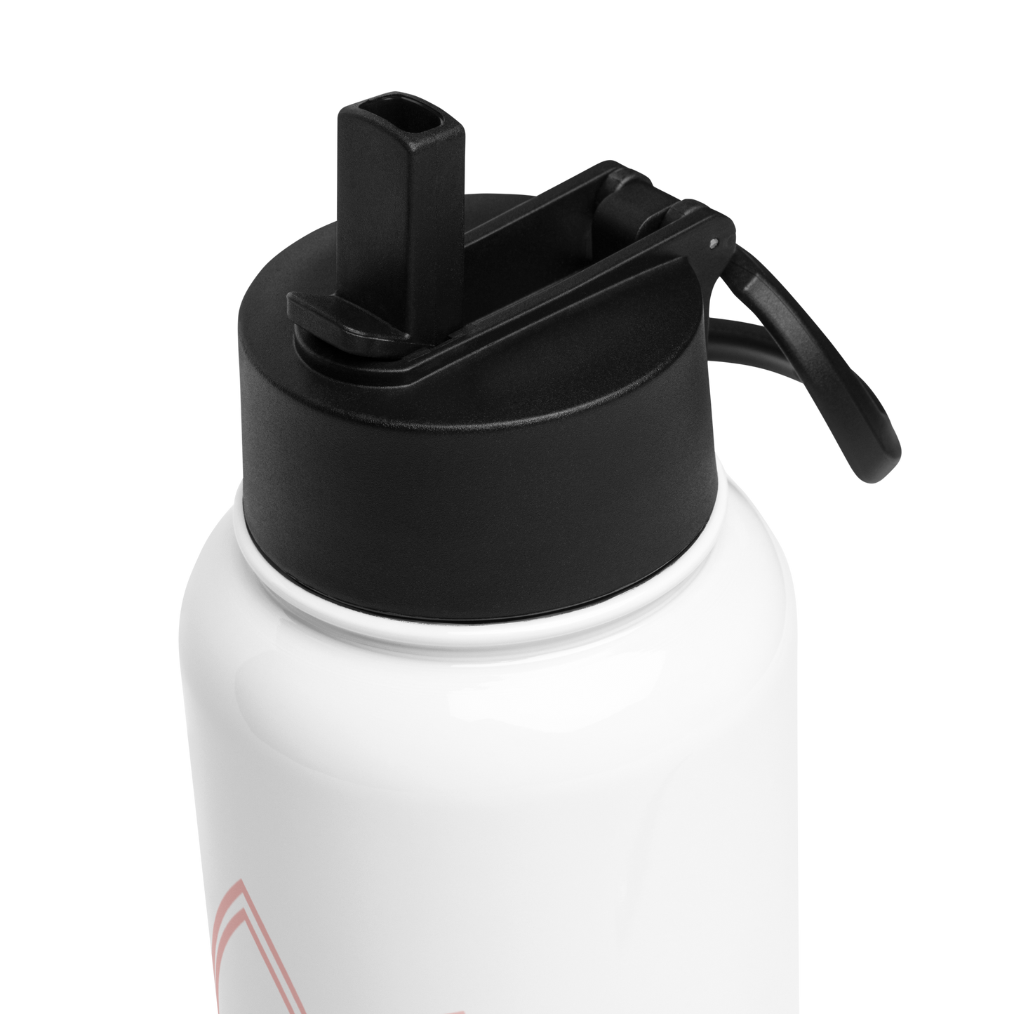 Spirit Lily Stainless Steel Water Bottle w/ Straw 32 oz