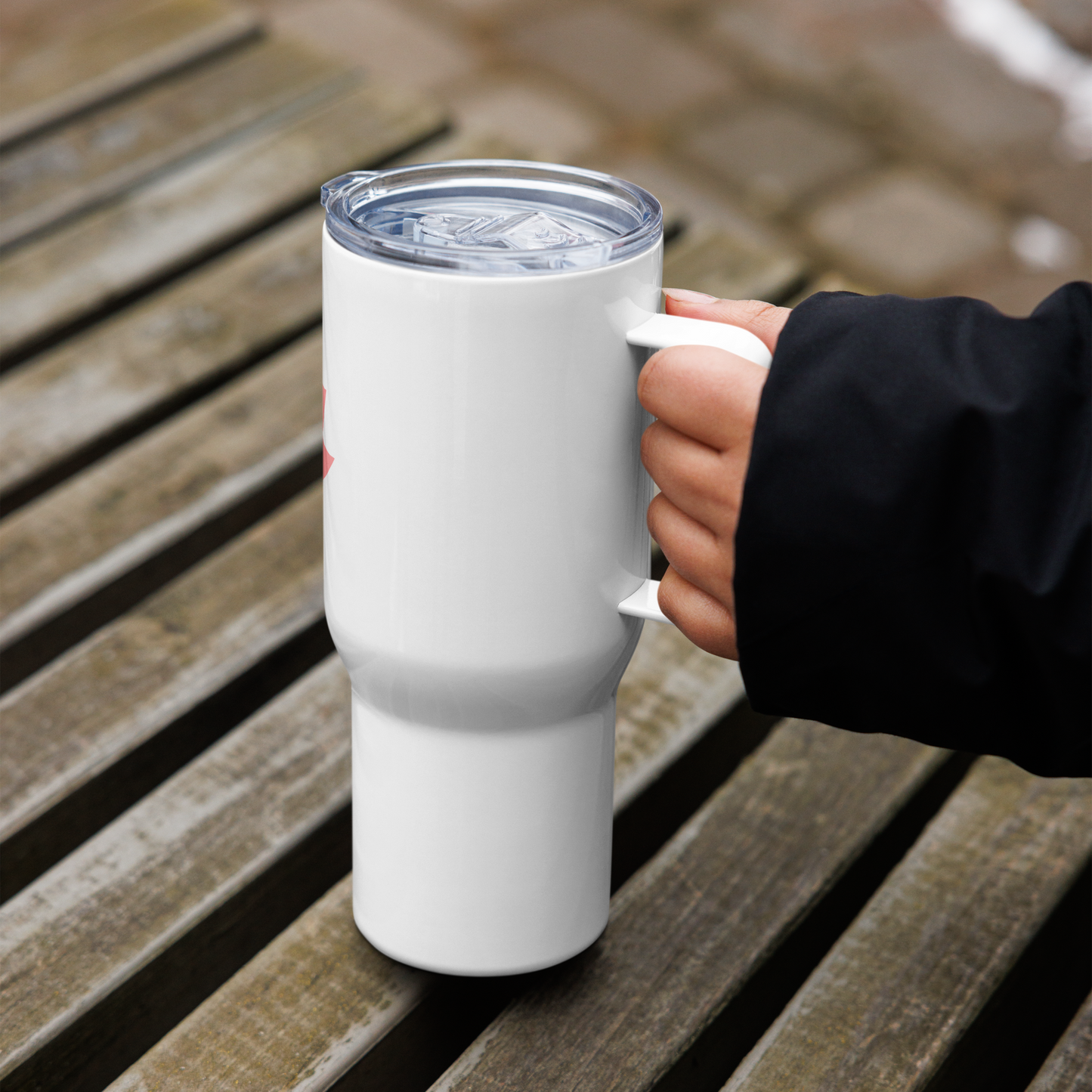 Tranquility Travel Tumbler With Handle ( 25 or 40 oz )