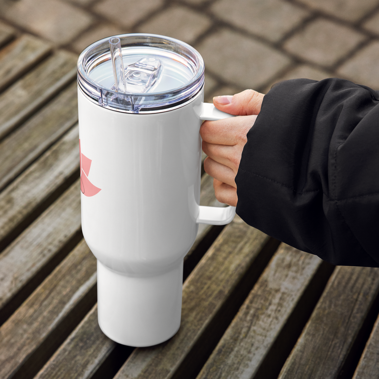 Tranquility Travel Tumbler With Handle ( 25 or 40 oz )