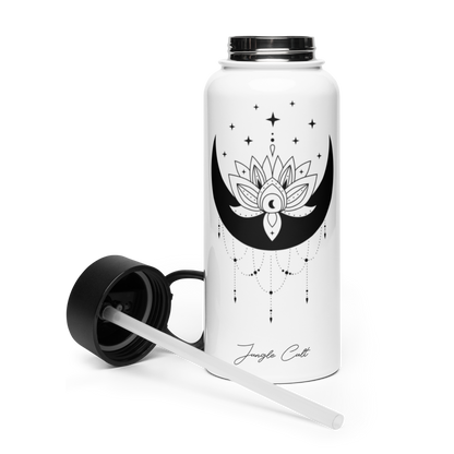 Moon Catcher Stainless Steel Water Bottle w/ Straw 32 oz