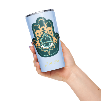 Hamsa Tapered Stainless Steel Tumbler 20 oz