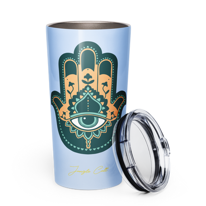 Hamsa Tapered Stainless Steel Tumbler 20 oz